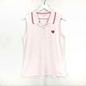 Tory Sport Performance Pique Sleeveless Polo